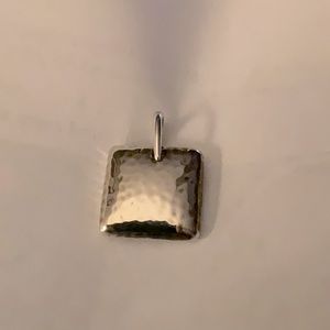Sterling Silver square pendant